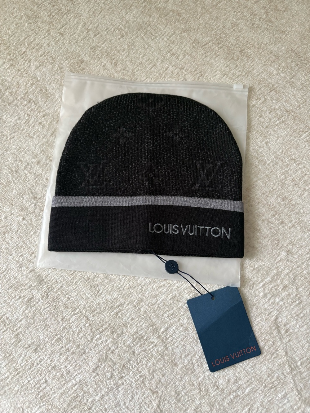 LV Black Beanie